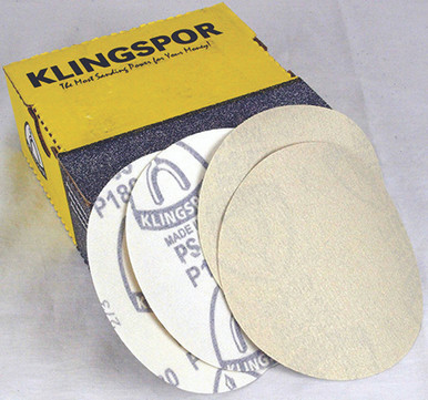 033K120C-12700 5" 120G Aluminum Oxide Kling-On Discs 100/Bx[10 033K120C-12700 by KLINGSPOR Abrasives (033K120C-12700)