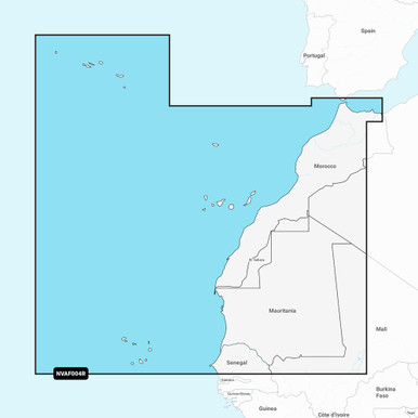 Garmin Navionics Vision+ NVAF004R - Africa, Northwest - Marine Chart - P/N 010-C1227-00